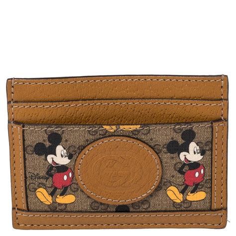 disney x gucci card holder|GUCCI X DISNEY Mini Vintage GG Supreme .